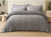 Покрывало Lotus Home - Larna muslin anthracite (Турция), 160 х 200 см